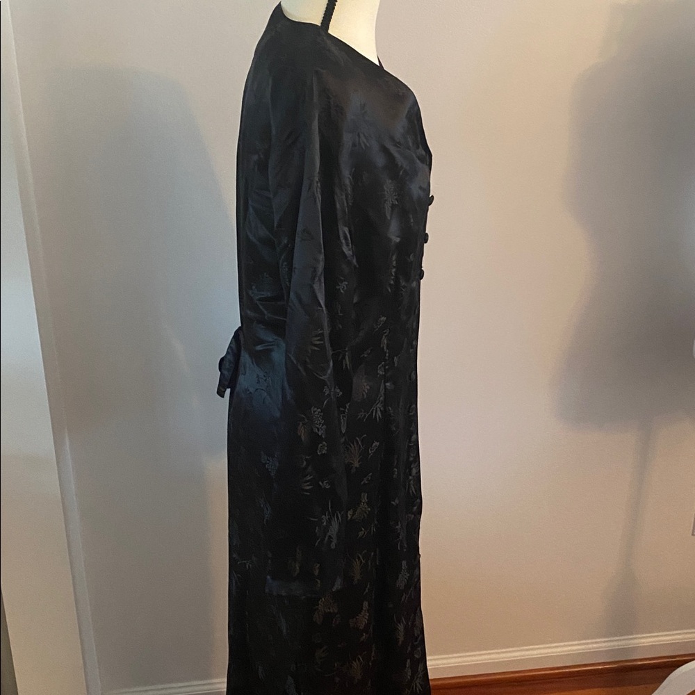 Monsoon brand size 14 black button up Japanese inspired dress - Picture 5 of 11